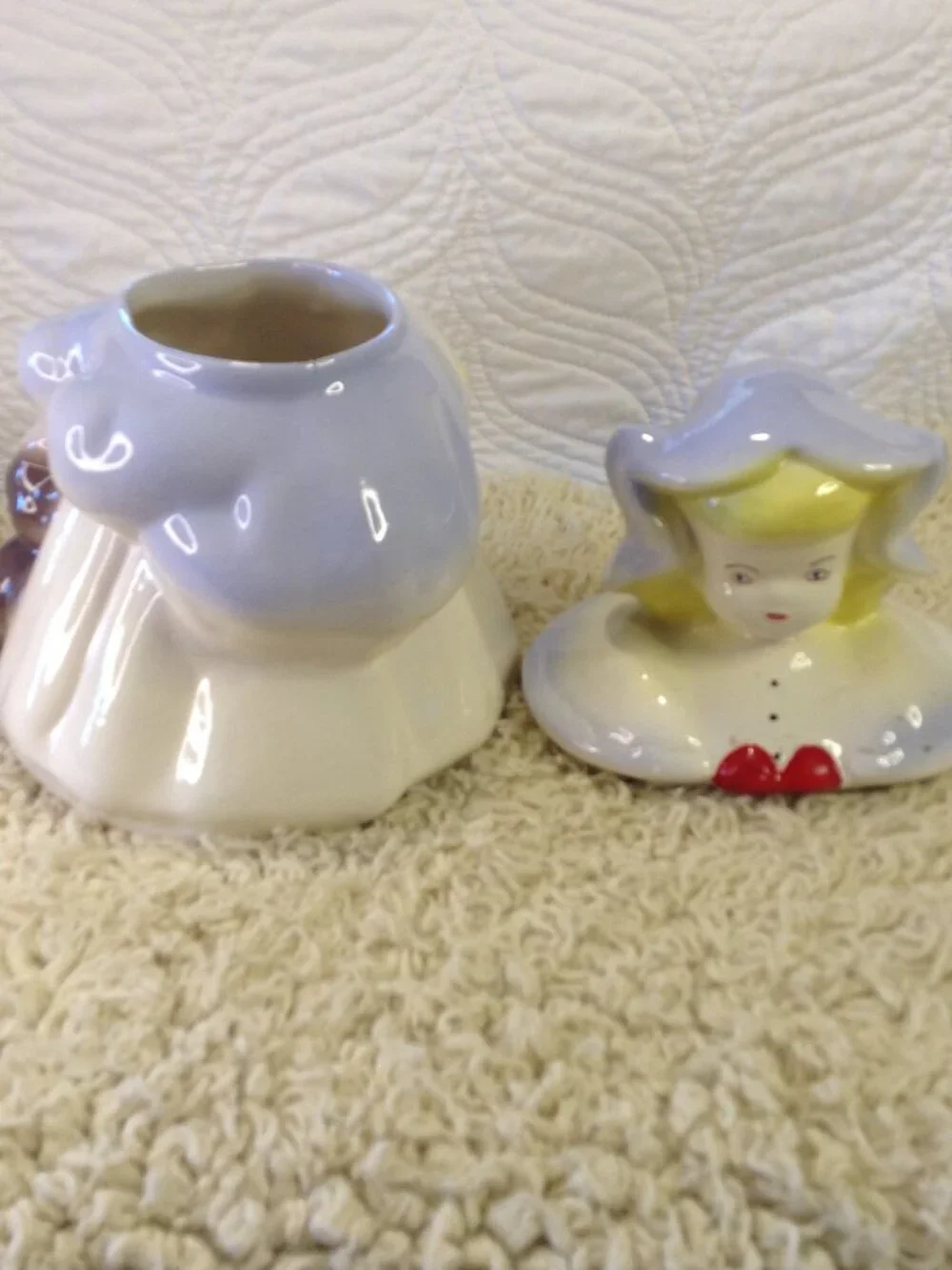 VTG McCoy-Style Goldilocks Cookie Jar Cabincore Nostalgic Grandma's Homemade